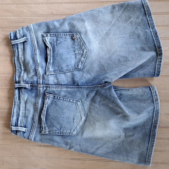 Indigo Rein Distressed Y2K Stretchy Comfy Denim Shorts Medium Wash - Picture 2 of 11